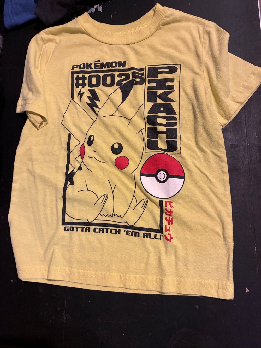 jumping beans Yellow Pokémon Pikachu Graphic Tee